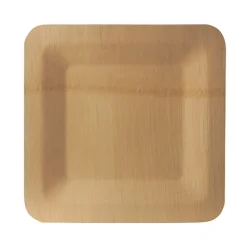 PAPSTAR Teller, Bambus "pure" eckig 1,5 cm x 23 cm x 23 cm