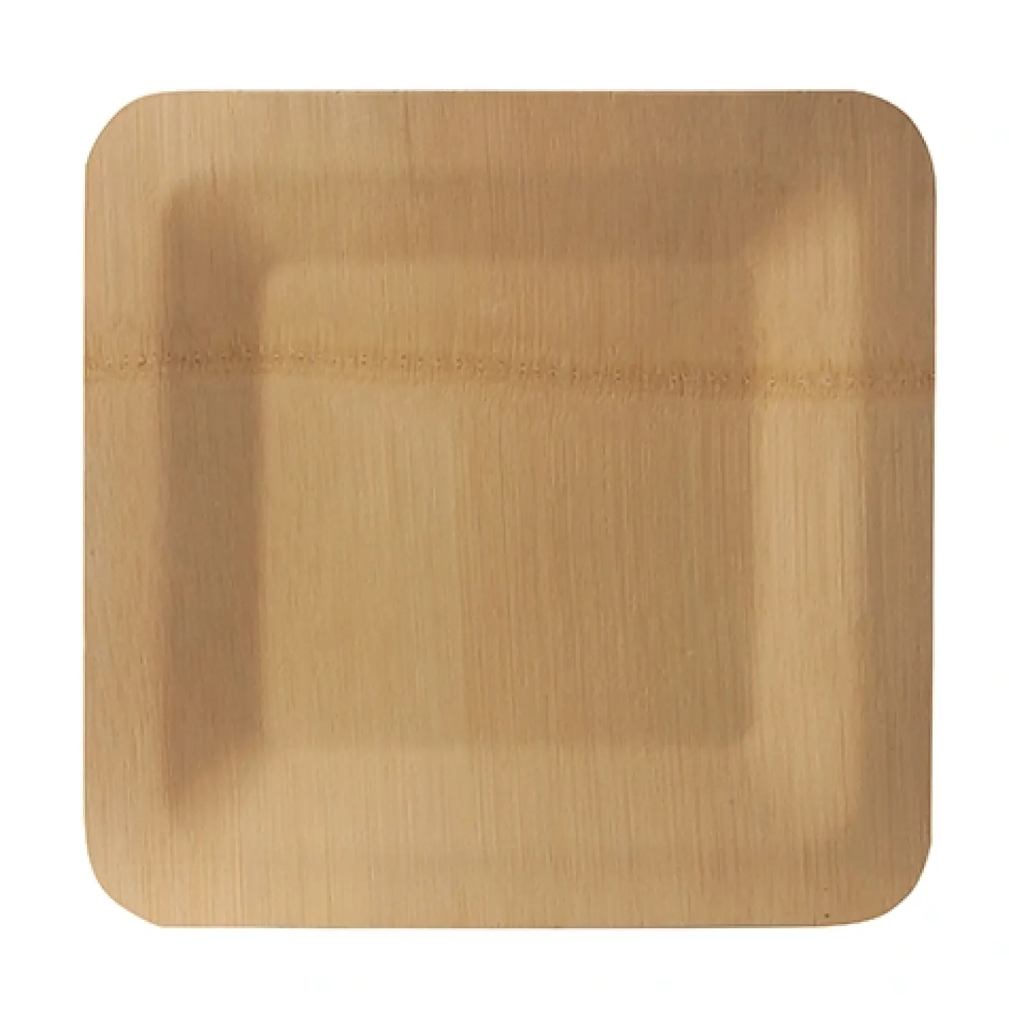 PAPSTAR Teller, Bambus "pure" eckig 1,5 cm x 25,5 cm x 25,5 cm