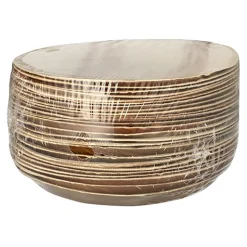 PAPSTAR Teller, Palmblatt "pure" rund Ø 23 cm, 2,5 cm, 25 Stück