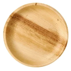 PAPSTAR Teller, Palmblatt "pure" rund Ø 23 cm, 2,5 cm, 25 Stück