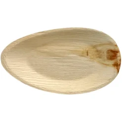 PAPSTAR Teller, Palmblatt "pure" oval 32 cm x 18 cm x 3 cm