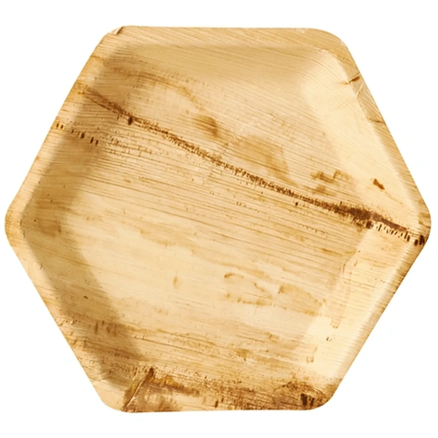 PAPSTAR Teller, Palmblatt "pure" 6-eckig 23,5 cm x 3 cm