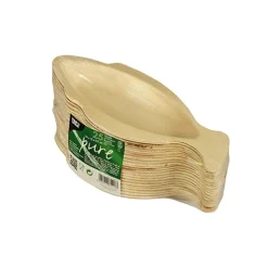 PAPSTAR Teller, Palmblatt "pure" 24 cm x 11 cm x 2,5 cm "Fisch"