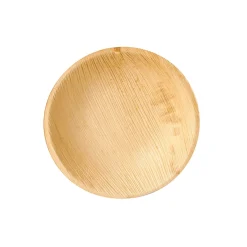 PAPSTAR Teller, Palmblatt "pure" rund Ø 18,5 cm, 2,5 cm, 4 x 25 Stück