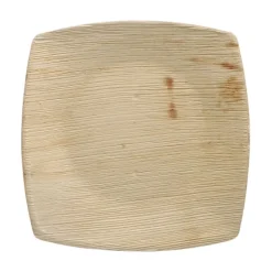 PAPSTAR Teller, Palmblatt "pure" 20 cm x 20 cm natur "QUADRATO"