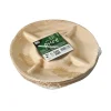 PAPSTAR Teller, Palmblatt "pure" 5-geteilt Ø 24,5 cm, 2 cm