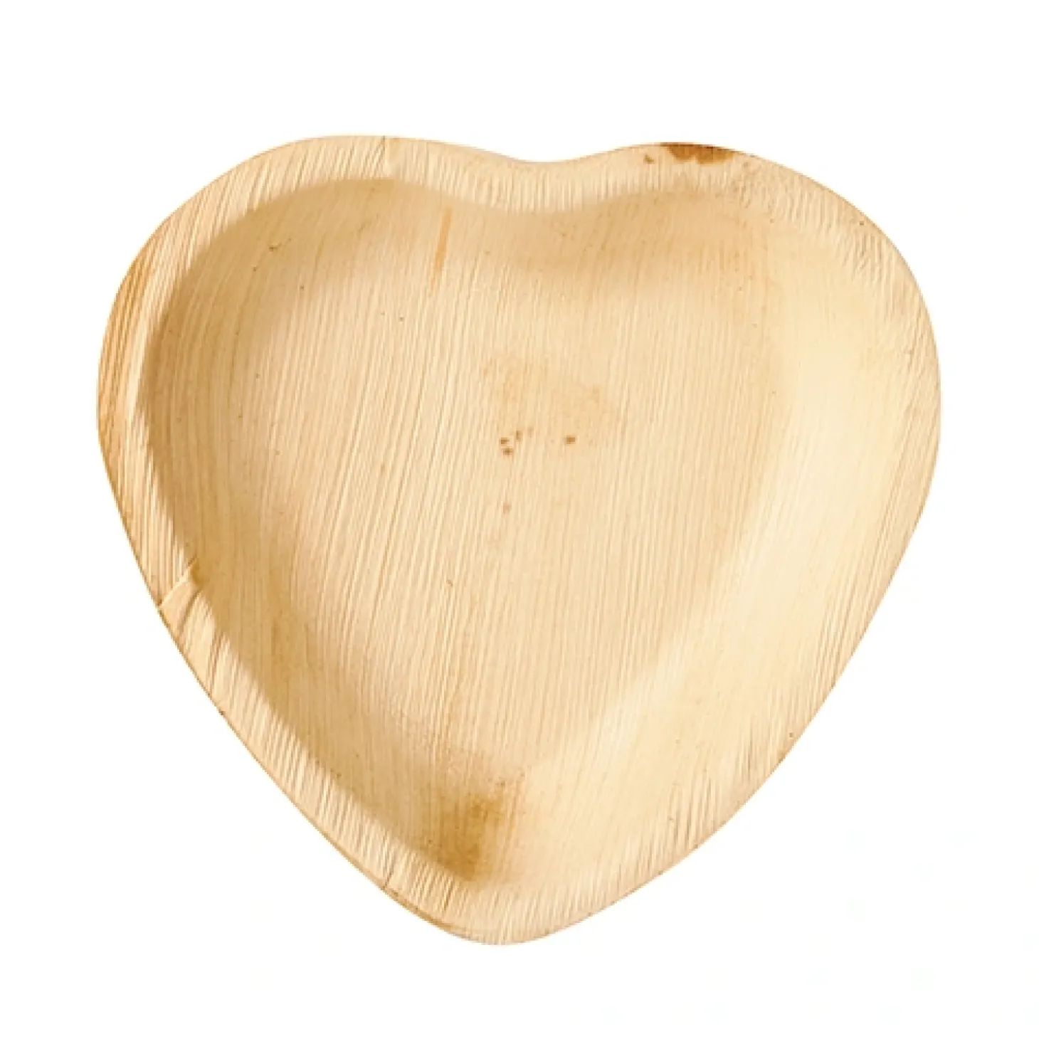 PAPSTAR Teller, Palmblatt "pure" 15,5 cm x 3 cm "Herz"