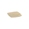 PAPSTAR Teller, Palmblatt "pure" 10 cm x 10 cm natur "QUADRATO"