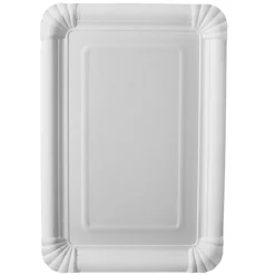 PAPSTAR Teller, Pappe "pure" eckig 16,5 cm x 23 cm weiß, 15 x 25 Stück