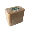 PAPSTAR Teller, Pappe "pure" eckig 13 cm x 20 cm braun