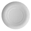 PAPSTAR Teller, Pappe "pure" rund Ø 32 cm, 2 cm weiß, 2 x 100 Stück
