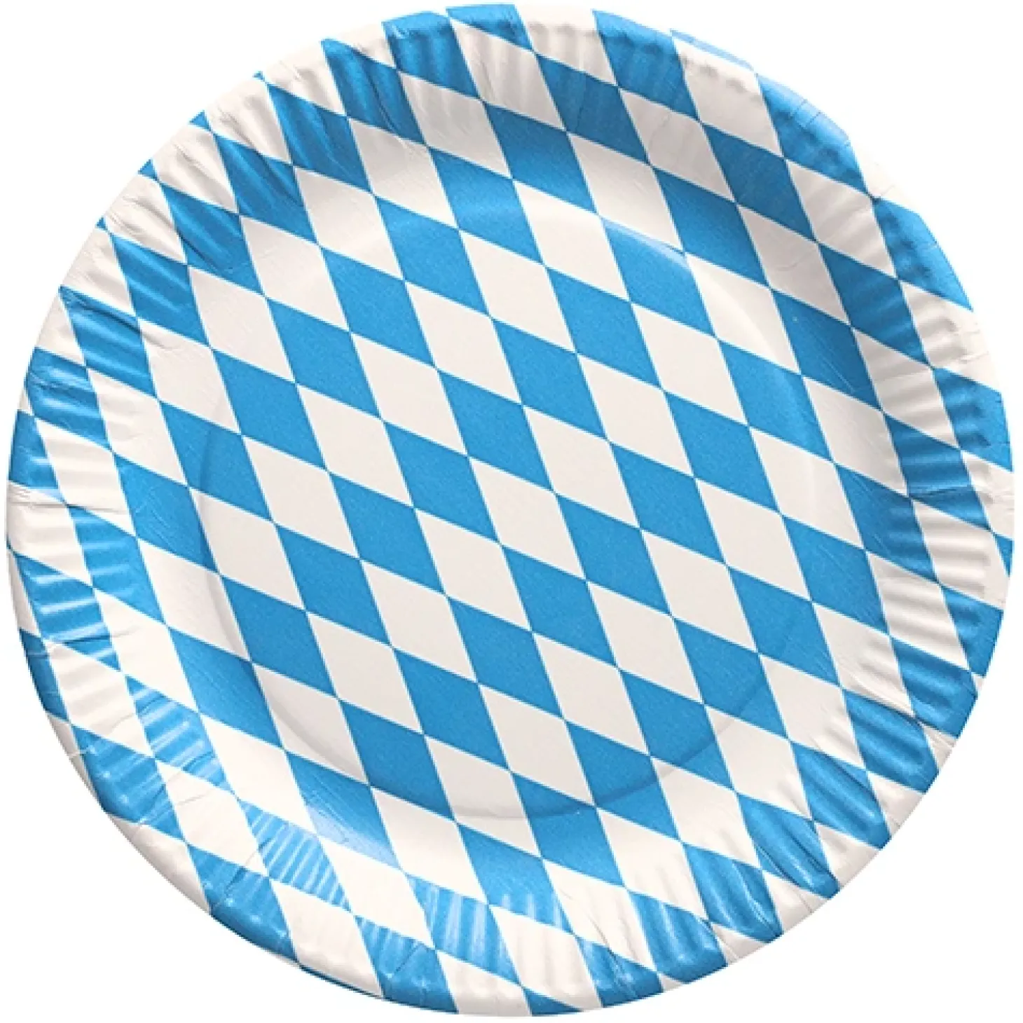 PAPSTAR Teller, Pappe rund Ø 23 cm "Bayrisch Blau"