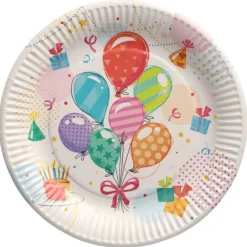 PAPSTAR Teller, Pappe rund Ø 23 cm "Fete", 20 x 10 Stück