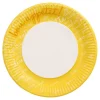 PAPSTAR Teller, Pappe rund Ø 23 cm gelb "Table Pleasures"