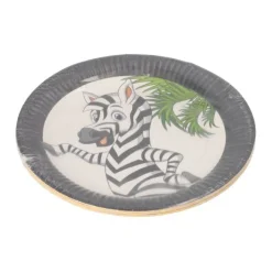 PAPSTAR Teller, Pappe rund Ø 23 cm "Jungle" mixed