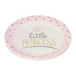 PAPSTAR Teller, Pappe rund Ø 23 cm "Little Princess"