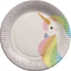 PAPSTAR Teller, Pappe rund Ø 23 cm "Unicorn"
