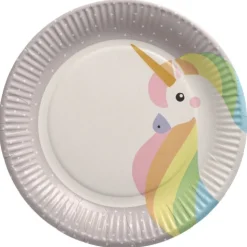 PAPSTAR Teller, Pappe rund Ø 23 cm "Unicorn"
