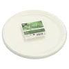 PAPSTAR Teller, Zuckerrohr "pure" ungeteilt Ø 26 cm, 2 cm weiß, 12 x 12 Stück