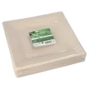 PAPSTAR Teller, Zuckerrohr "pure" eckig 26 cm x 26 cm natur
