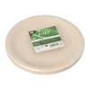 PAPSTAR Teller, Zuckerrohr "pure" ungeteilt Ø 23 cm, 2 cm natur, 12 x 12 Stück
