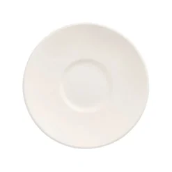 PAPSTAR Teller Zuckerrohr "pure" rund Ø 14,5 cm, 2 cm weiß "Cella", 16 x 10 Stück