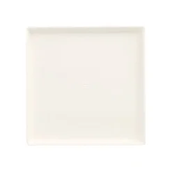 PAPSTAR Teller Zuckerrohr "pure" eckig 12,5 cm x 12,5 cm x 1 cm weiß "Cella"