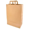 PAPSTAR T-G (PS) Tragetaschen, Papier 44 cm x 32 cm x 17 cm braun mit Tragegriff