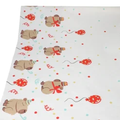 PAPSTAR Tischdecke, Papier 5 m x 1,2 m "Capy Party", 12 x 1 Rolle