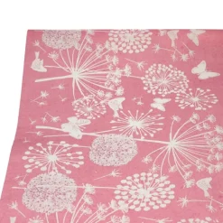 PAPSTAR Tischdecke, Papier 3 m x 1,2 m fuchsia "Meadow"