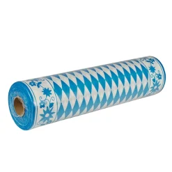 PAPSTAR Tischläufer, stoffähnlich, Airlaid 24 m x 40 cm "Bayrisch Blau", 6 x 1 Rolle
