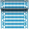 PAPSTAR Tischläufer, stoffähnlich, Airlaid 24 m x 40 cm "Bayrisch Blau", 1 Rolle