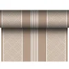 PAPSTAR Tischläufer, stoffähnlich, PV-Tissue Mix "ROYAL Collection" 24 m x 40 cm braun "Elegance"