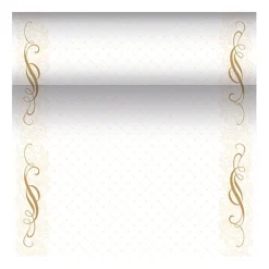 PAPSTAR Tischläufer, stoffähnlich, PV-Tissue Mix "ROYAL Collection" 24 m x 40 cm gold "Megan"
