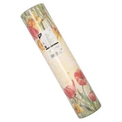 PAPSTAR Tischläufer, stoffähnlich, Airlaid 24 m x 40 cm "Tulips & Daffodils"