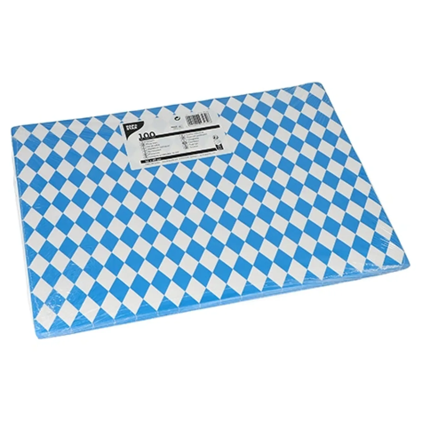 PAPSTAR Tischsets, Papier 30 cm x 40 cm "Bayrisch Blau"