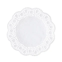 PAPSTAR Tortenspitzen rund Ø 20 cm weiß
