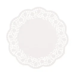 PAPSTAR Tortenspitzen rund Ø 25 cm weiß