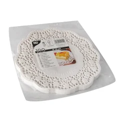 PAPSTAR Tortenspitzen rund Ø 18 cm weiß