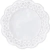 PAPSTAR Tortenspitzen rund Ø 36 cm weiß, 25 x 12 Stück