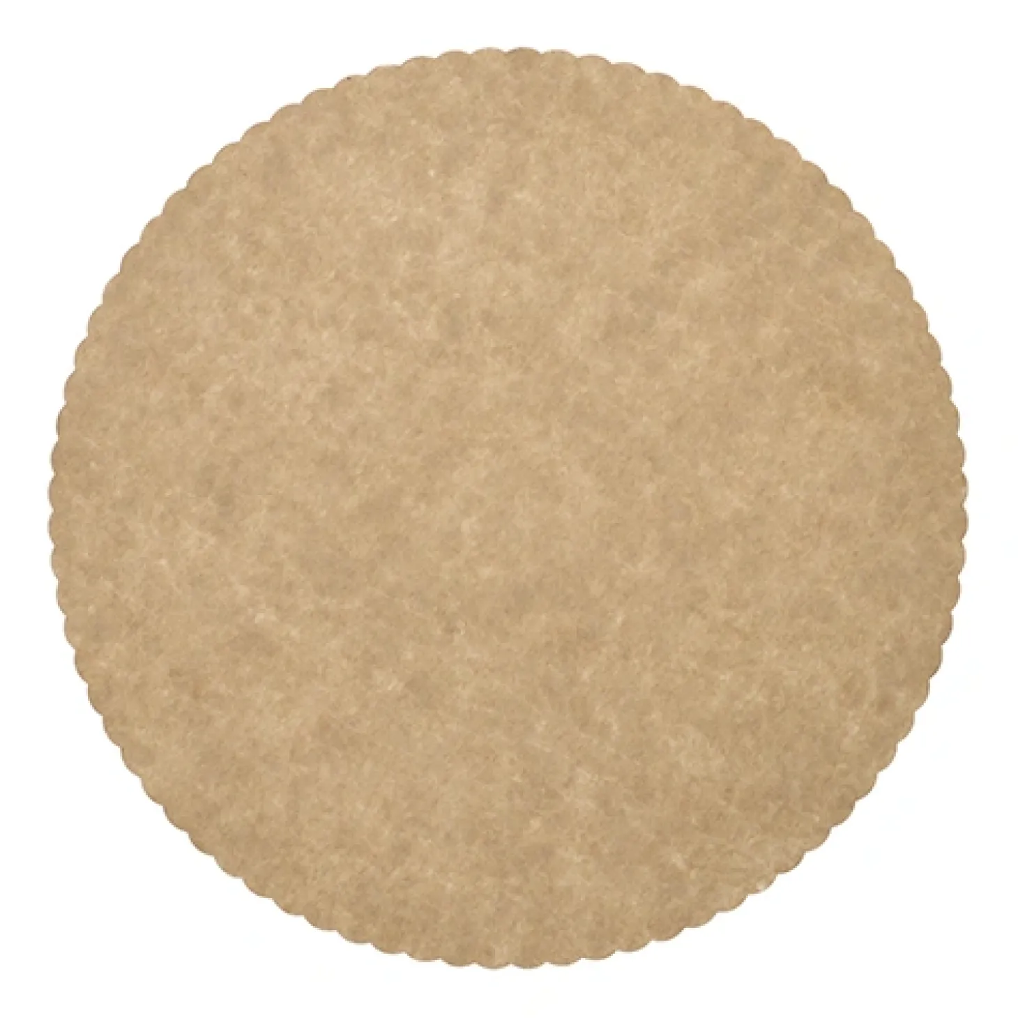 PAPSTAR Tortenunterlagen, Pappe "pure" rund Ø 28 cm braun mit gezacktem Rand