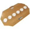 PAPSTAR Tragetabletts, Pappe "pure" 12 cm x 9,5 cm x 62 cm braun für 6 Trinkbecher