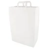 PAPSTAR Tragetaschen, Papier 44 cm x 32 cm x 17 cm weiß mit Tragegriff