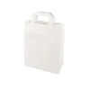 PAPSTAR Tragetaschen, Papier 28 cm x 22 cm x 10 cm weiß mit Tragegriff