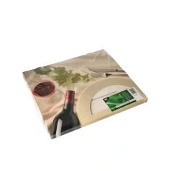 PAPSTAR Transport- und Catering-Kartons 8 cm x 36 cm x 25 cm "Burgund" mit Sichtfenster, einteilig