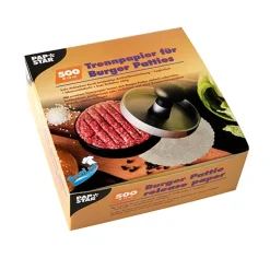 PAPSTAR Trennpapiere für Burger Patties Ø 13 cm weiß