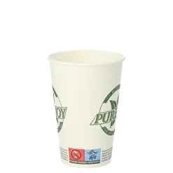PAPSTAR Trinkbecher, Pappe 0,2 l Ø 7,3 cm, 9,9 cm weiß 