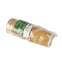 PAPSTAR Trinkbecher, Pappe 0,2 l Ø 8 cm, 9 cm natur Ripple Wall, 20 x 10 Stück