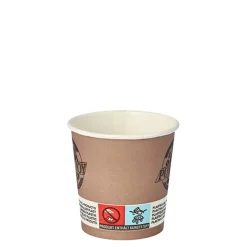 PAPSTAR Trinkbecher, Pappe 0,1 l Ø 6 cm, 6 cm lila "Pure Joy", 25 x 80 Stück