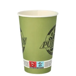 PAPSTAR Trinkbecher, Pappe 0,3 l Ø 8 cm, 11,7 cm grün 